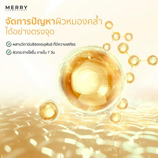 The Merry Laboratory เซรั่มบำรุงผิวหน้า VIT C Serum 30มล.