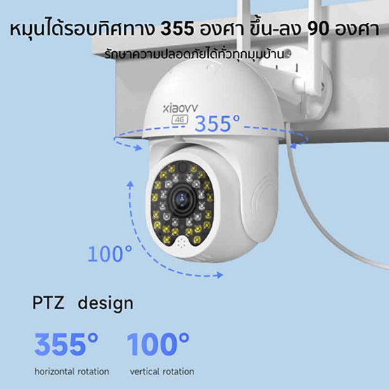 Xiaovvกล้อง IP Camera รุ่น P12