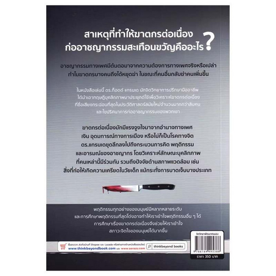 หนังสือ The Psychology of Notorious Serial Killers - เจาะความคิดฆาตกรต่อเนื่อง