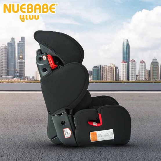 Nuebabe คาร์ซีท Car seat รุ่น EXTRA เหมาะสำหรับอายุ 9 เดือน - 12 ปี สีครีม