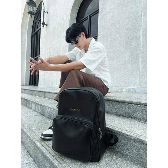 Hallelujah กระเป๋าเป้หนัง PU Premium รุ่น Backpack Classic