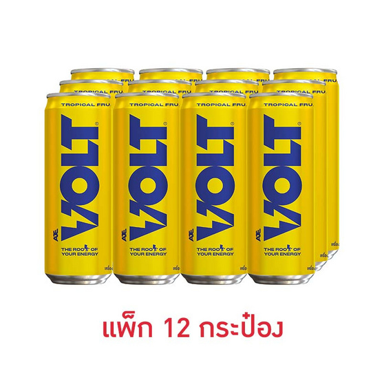 โวลต์ กลิ่นทรอปิคอลฟรุ๊ต 310 มล. (แพ็ก 12)