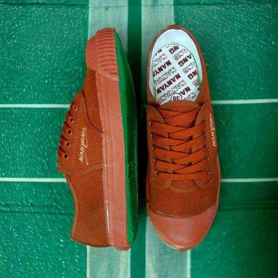 รองเท้าผ้าใบ รองเท้าผ้าใบนักเรียน นันยาง รุ่น 205S สีน้ำตาล รองเท้าผ้าใบ รองเท้าผ้าใบนักเรียน นันยาง รุ่น 205S สีน้ำตาล