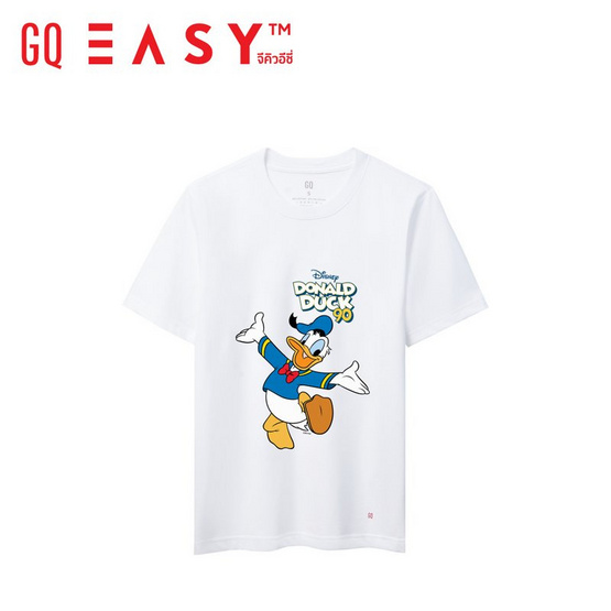 GQ EASY จีคิว อีซี่ เสื้อโดนัลล์ ดั๊ก (Donald Duck) ลายต้อนรับ ฉลองครบรอบ 90 ปี L