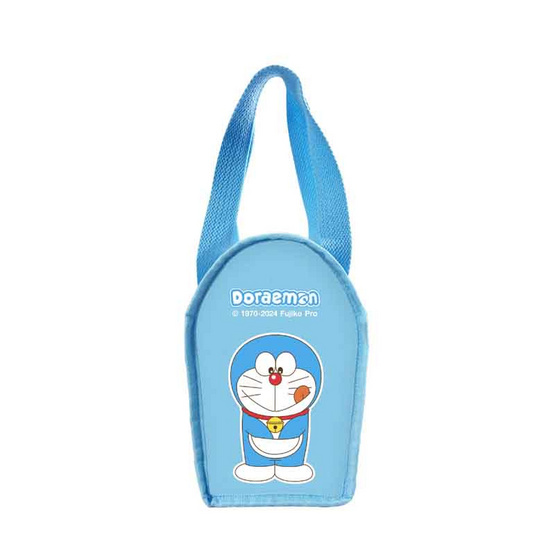 กระบอกน้ำสเตนเลสพร้อมกระเป๋าDoraemon22oz. สีฟ้า