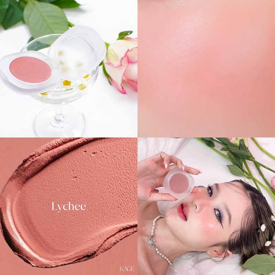 Kage บลัชออน Filter Blush 4.2 กรัม (KageXหมูเด้ง) (คละลาย) #Lychee