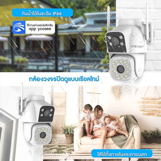 FNKvision กล้องวงจรปิด IP Camera รุ่น D15Z