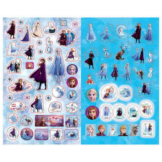 BONGKOCH Colouring Set พร้อมสีไม้และสติ๊กเกอร์ Frozen II