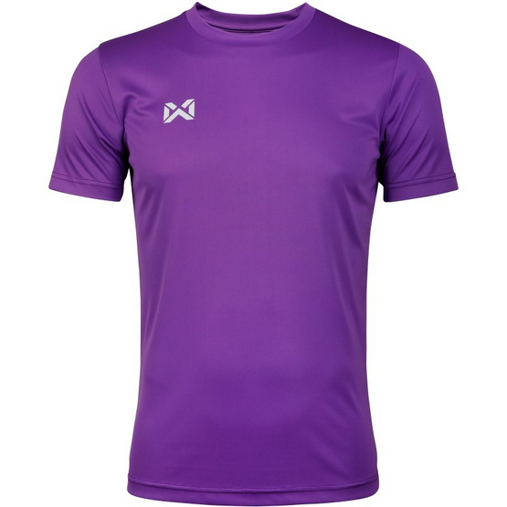 Warrix เสื้อคอกลมวอริกซ์แขนสั้นสีม่วง