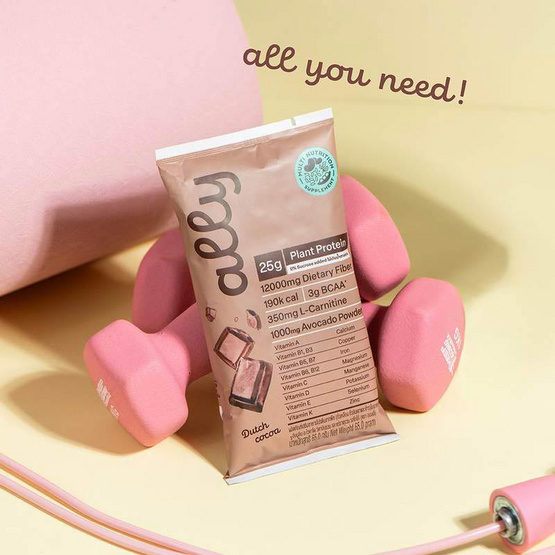 ออลลี่ โปรตีนจากพืช รสโกโก้ 65 กรัม (แพ็ก 6 ซอง)