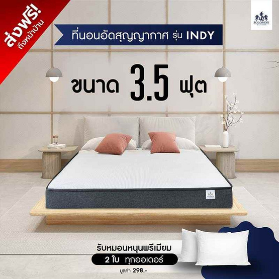 SOLOMON ที่นอนชาร์โคล รุ่น Indy