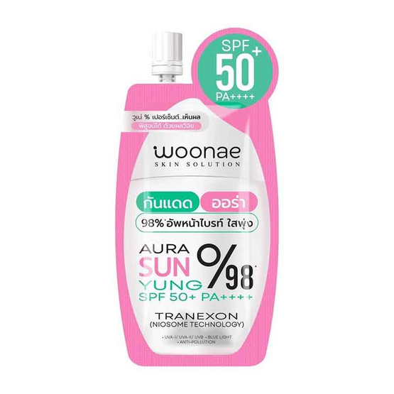 Woonae ครีมกันแดด Aura Sun Yung SPF50+ PA++++ 10 กรัม (แพ็ก 6ชิ้น )