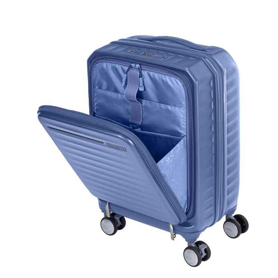 American Tourister กระเป๋าเดินทาง FRONTEC OS SPINNER EXP TSA OS ELEMENTAL BLUE