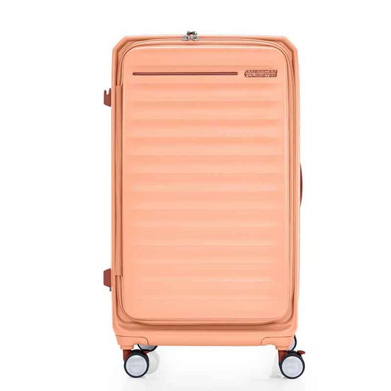 American Tourister กระเป๋าเดินทาง FRONTEC OS TRUNK SPINNER 28" EXP TSA OS APRICOT BLUSH