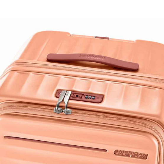 American Tourister กระเป๋าเดินทาง FRONTEC OS TRUNK SPINNER 28" EXP TSA OS APRICOT BLUSH