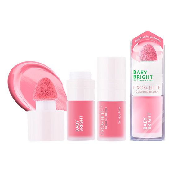 Baby Bright บลัชออน Exowhite Cushion Blush 4 มล. Baby Bright บลัชออน Exowhite Cushion Blush 4 มล.