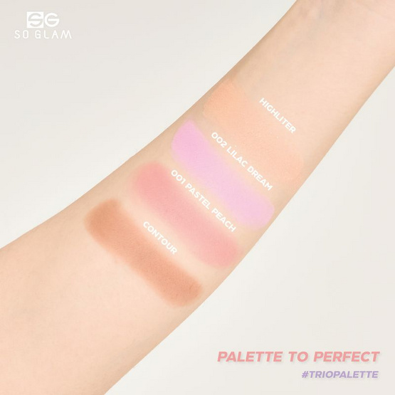 So Glam บลัชออน Palette To Perfect 9 กรัม