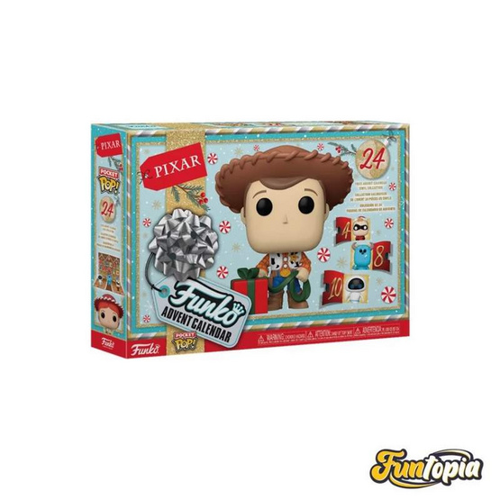 Funko POP (75807) : Pixar's Holiday Pocket POP! Holiday Calendar (Set of 24)