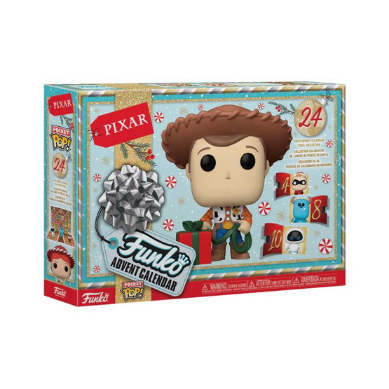 Funko POP (75807) : Pixar's Holiday Pocket POP! Holiday Calendar (Set of 24)