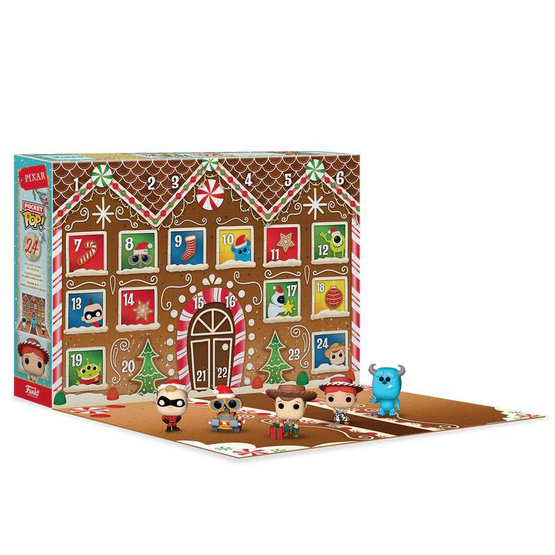 Funko POP (75807) : Pixar's Holiday Pocket POP! Holiday Calendar (Set of 24)