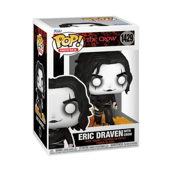 Funko POP (72380) : Eric Draven with Crow (1429) POP! Movies: The Crow