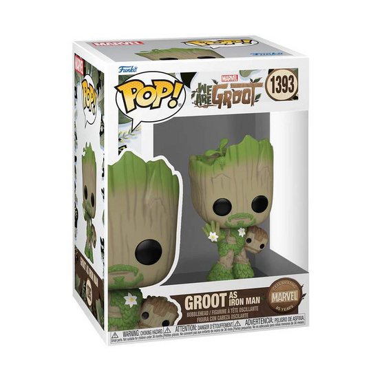 Funko POP (79516) : Groot as Iron Man (1393) POP! Marvel: We Are Groot