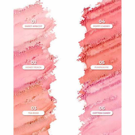 Merrezca บลัชออน Blurry Blush 5.2 กรัม Merrezca บลัชออน Blurry Blush 5.2 กรัม