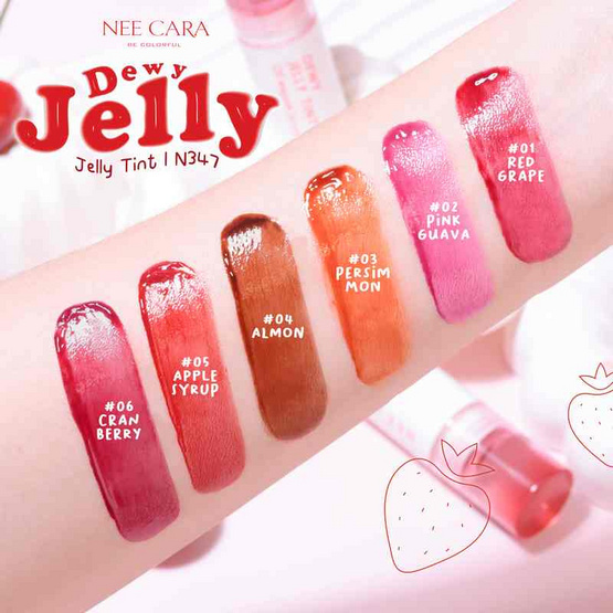 Nee Cara ลิปทินท์ Dewy Jelly Tint 3 กรัม