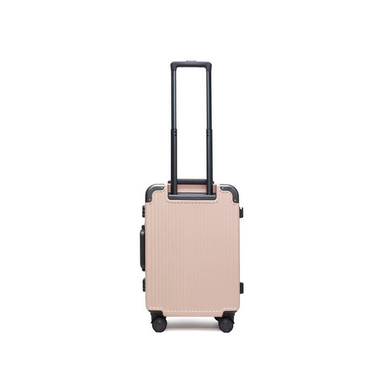 HQ LUGGAGE กระเป๋าเดินทาง PC 4 ล้อคู่ โครงอลูมิเนียม ระบบล็อคมาตรฐาน TSA รุ่น 6606 สีชมพู