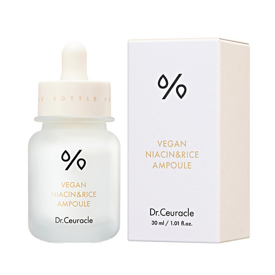 Dr.Ceuracle แอมพูลบำรุงผิวหน้า Vegan Niacin&RICE Ampoule 30มล.