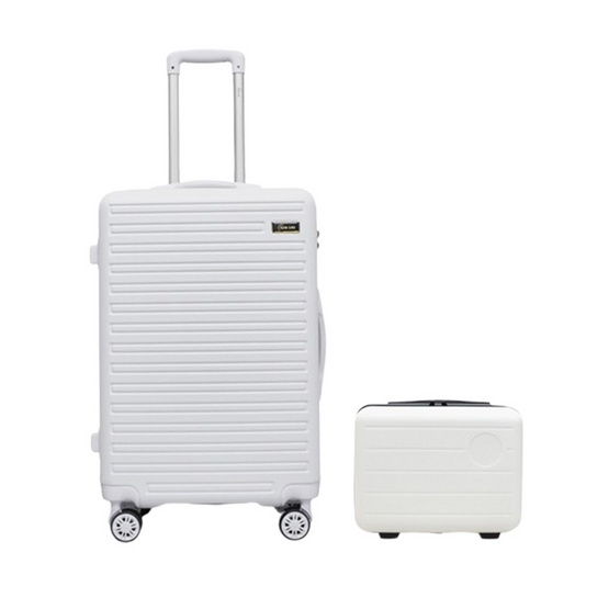 SUNSIRI เซ็ตกระเป๋าเดินทาง รุ่น 8228 ขนาด 24 นิ้ว สีขาว และ รุ่น 8801 ขนาด 14 นิ้ว สีขาว SUNSIRI เซ็ตกระเป๋าเดินทาง รุ่น 8228 ขนาด 24 นิ้ว สีขาว และ รุ่น 8801 ขนาด 14 นิ้ว สีขาว