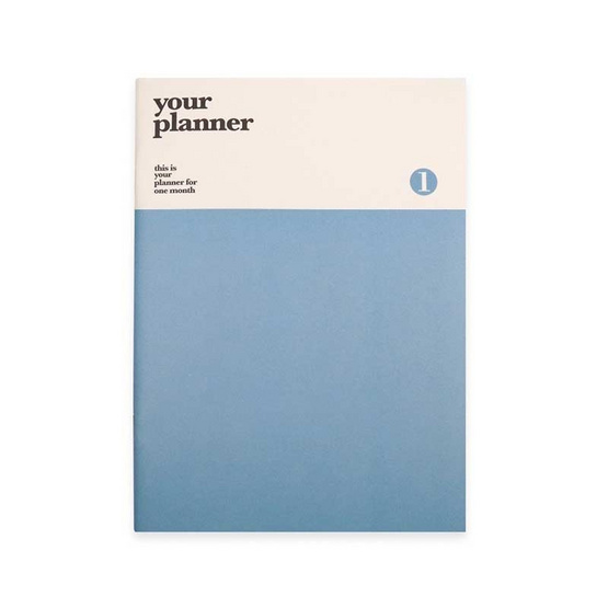 ROPAMODA สมุด Planner 1 month - Blue