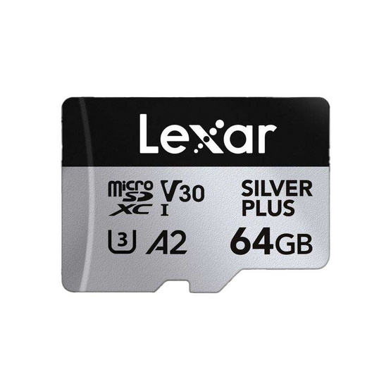 Lexar การ์ด microSDXC Professional Silver Plus 64GB