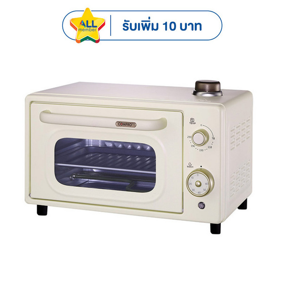 COMPRO เตาอบไอน้ำ steam oven รุ่น CP-V60 New 12 ลิตร
