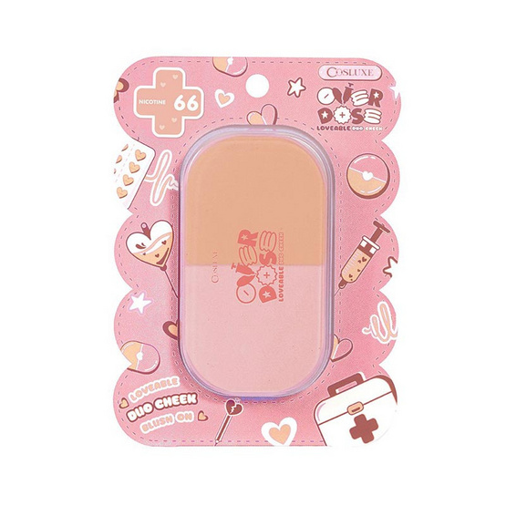 Cosluxe บลัชออน Overdose Loveable Duo Cheek 5 กรัม