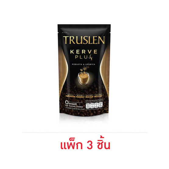 ทรูสเลน เคอร์ฟพลัส กาแฟสำเร็จรูป 72 กรัม (18 กรัม x 4 ซอง) แพ็ก 3 ชิ้น