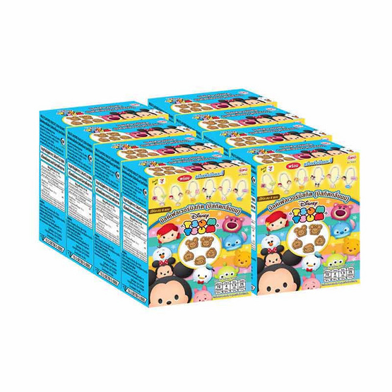 ไอโอร่า บิสกิตกลิ่นนม พร้อมสร้อยข้อมือพร้อมจี้TsumTsum คละแบบ 16 กรัม (แพ็ก 8 ชิ้น)