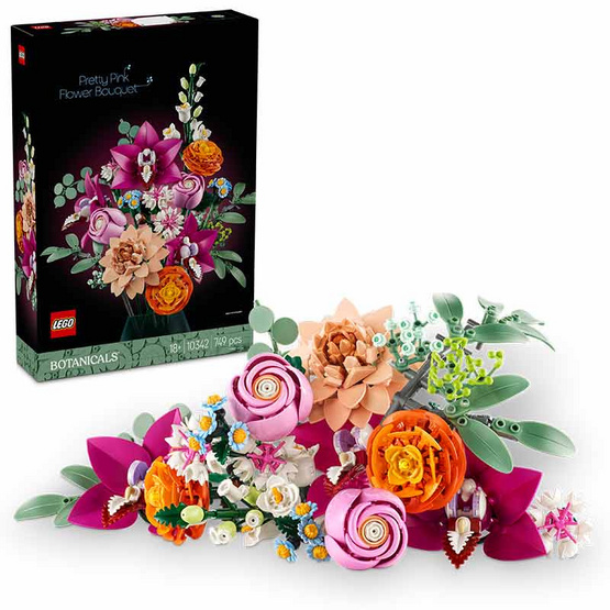 LEGO ตัวต่อเสริมทักษะ Pretty Pink Flower Bouquet