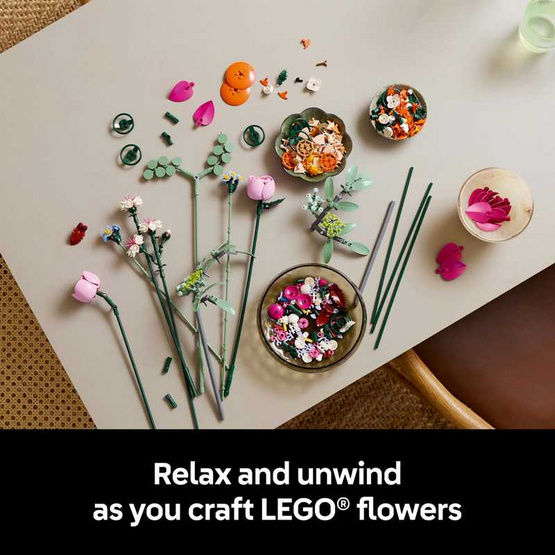 LEGO ตัวต่อเสริมทักษะ Pretty Pink Flower Bouquet V29