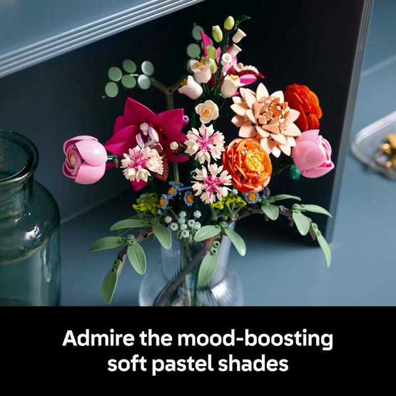 LEGO ตัวต่อเสริมทักษะ Pretty Pink Flower Bouquet V29