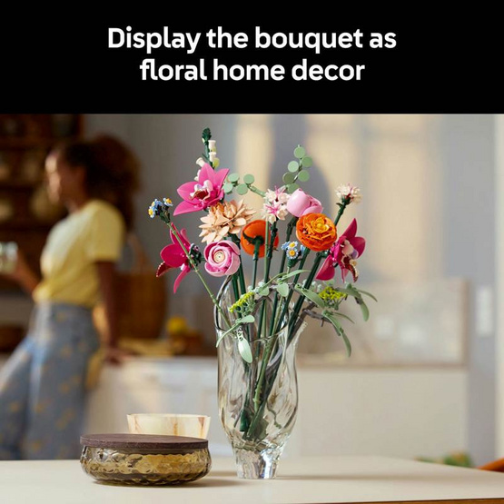 LEGO ตัวต่อเสริมทักษะ Pretty Pink Flower Bouquet V29