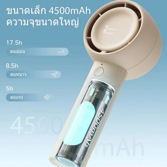 Jisulife พัดลมพกพา 2000 mAh รุ่น Life5