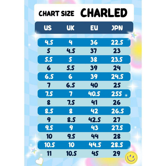 Charled รองเท้าแตะหัวโต รุ่น RA6608 พร้อมตัวติดคละแบบ