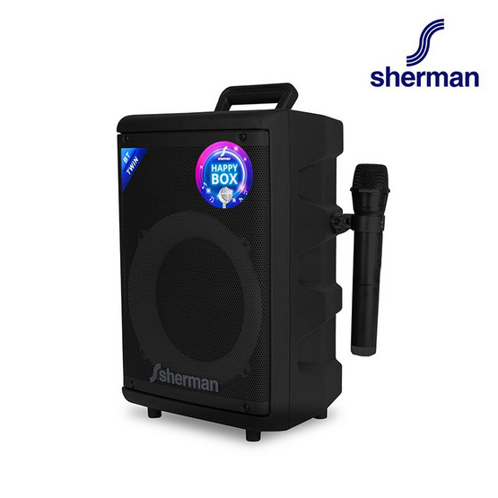 Sherman ลำโพงบลูทูธพร้อมไมโครโฟนไร้สาย APS-260