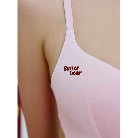 Butterbear x Sabina เสื้อชั้นในไร้โครง รหัส NBL24009PL สีชมพูอ่อน