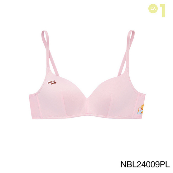 Butterbear x Sabina เสื้อชั้นในไร้โครง รหัส NBL24009PL สีชมพูอ่อน Butterbear x Sabina เสื้อชั้นในไร้โครง รหัส NBL24009PL สีชมพูอ่อน