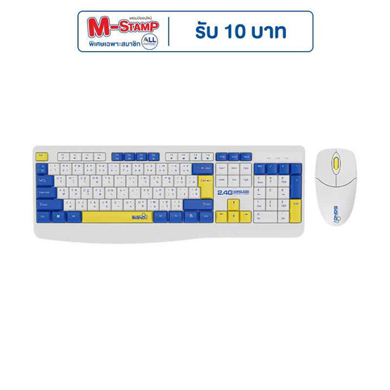 SIGNO ชุดเมาส์คีย์บอร์ดไร้สาย KW-770+WM-107 SIGNO ชุดเมาส์คีย์บอร์ดไร้สาย KW-770+WM-107