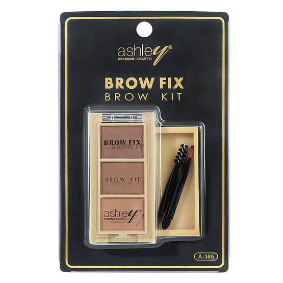 Ashley พาเลทคิ้ว 3 Color Eyebrow Powder 3.75 กรัม Ashley พาเลทคิ้ว 3 Color Eyebrow Powder 3.75 กรัม