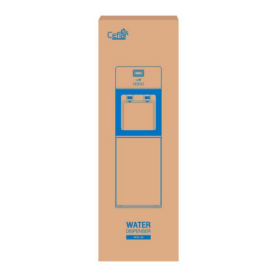 CEFLAR เครื่องกดน้ำร้อน-น้ำเย็น รุ่น WDS-08 CEFLAR เครื่องกดน้ำร้อน-น้ำเย็น รุ่น WDS-08