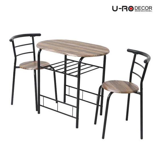 U-RO DECOR ชุดโต๊ะอาหาร (โต๊ะ1+เก้าอี้ 2 ตัว) รุ่น CHERRY(NEW) U-RO DECOR ชุดโต๊ะอาหาร (โต๊ะ1+เก้าอี้ 2 ตัว) รุ่น CHERRY(NEW)